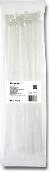Изображение Organizer Qoltec Opaska zaciskowa Biay 50 sztuk  (52221)