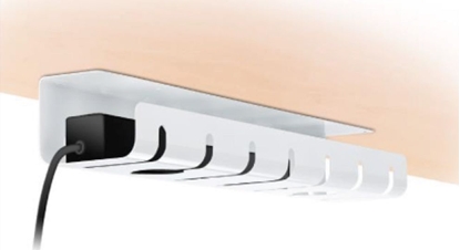 Изображение Roline Cable Cover Organizer, Under Desk Mount (2 pieces), white