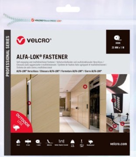 Picture of Organizer Velcro Tama rzepowa Alfa-Lok® 1m czarna