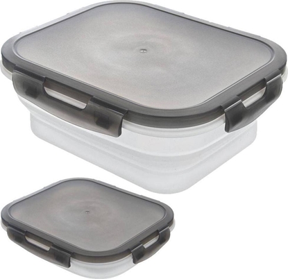 Picture of Orion Pojemnik kuchenny silikonowy skadany szczelny z uszczelk do przechowywania ywnoci zamykany 1 l