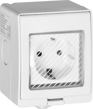 Picture of Orno Gniazdo natynkowe IP55 Tuya Smart Wi-Fi, Schuko