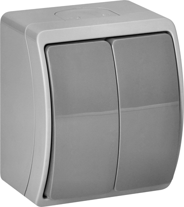 Picture of Orno cznik wiecznikowy n/t AQUATIC, IP44, szaro-grafitowy