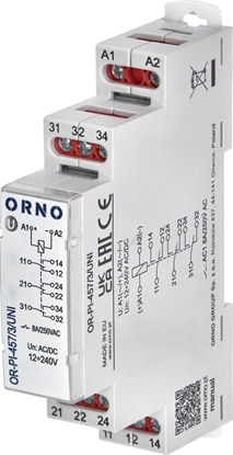 Picture of Orno Przekanik instalacyjny 3P 8A ,12-230 VUC