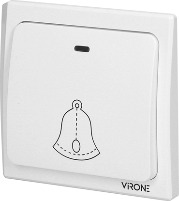 Picture of Orno Przycisk bezprzewodowy, bezbateryjny do rozbudowy dzwonka WAYO AC