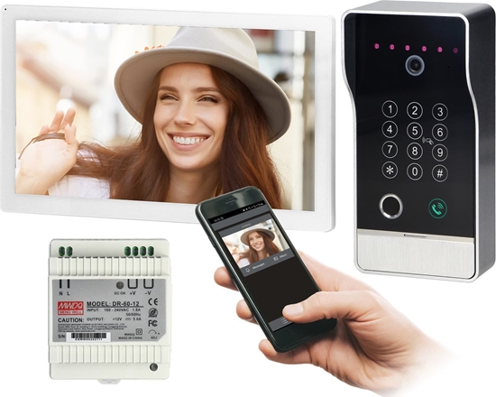 Изображение Orno Zestaw wideodomofonowy Orno Guardo OR-VID-MO-1076/W/S Biay