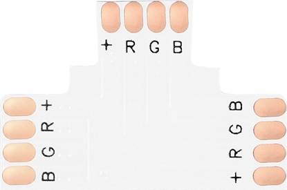 Изображение Orno Zczka LED RGB 10mm, trójnik "T"