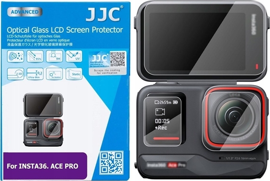 Picture of Osona na obiektyw JJC Zestaw Oson Osona Szko Hartowane Na Obiektyw Ekran Led Insta360 Ace Pro / Gsp-acepro