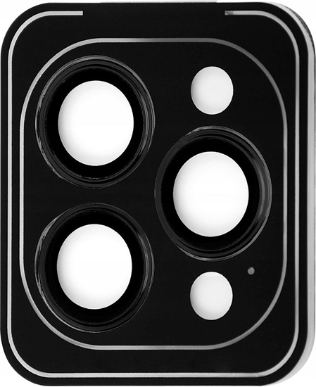 Picture of Osona Szko Hartowane 9h Na Obiektyw Aparat Do Iphone 15 Pro / 15 Pro Max - Czarny / Cppaip15pm01