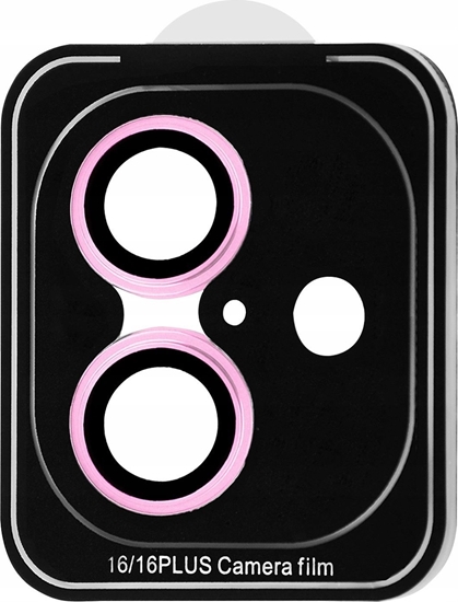 Picture of Osona Szko Hartowane 9h Na Obiektyw Aparat Do Iphone 16 / 16 Plus - Róowy / Cppaip16pl19