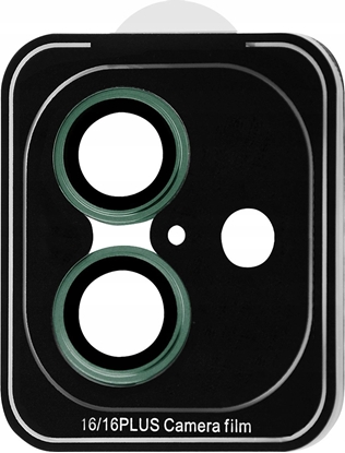Picture of Osona Szko Hartowane 9h Na Obiektyw Aparat Do Iphone 16 / 16 Plus - Zielony / Cppaip16pl15