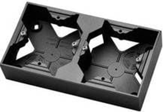 Picture of Ospel IMPRESJA Puszka natynkowa podwójna antracyt (PNP-2Y/50)