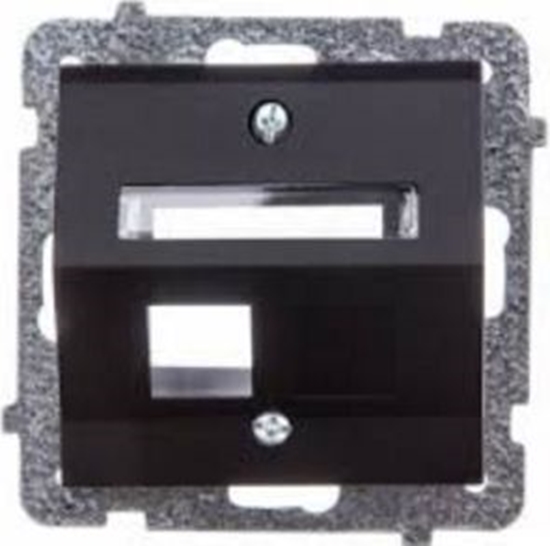 Picture of Ospel Obudowa gniazda komputerowego Sonata skona czarny metalik (GPK-1RS/p/33)