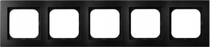 Picture of Ospel Ramka piciokrotna Ospel As R-5G/33 czarny metalik