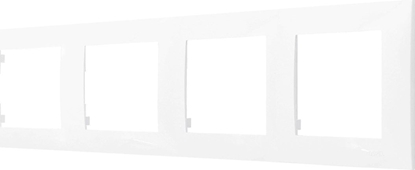 Picture of Ospel Ramka poczwórna Ospel Szafir R-4Z/00 biaa