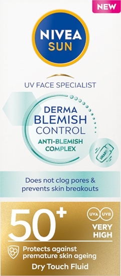 Изображение Osram NIVEA SUN Derma Skin Clear fluid do twarzy SPF50+ 40 ml