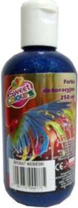 Attēls no Otocki Farba dekoracyjna brokatowa 250 ml niebieska