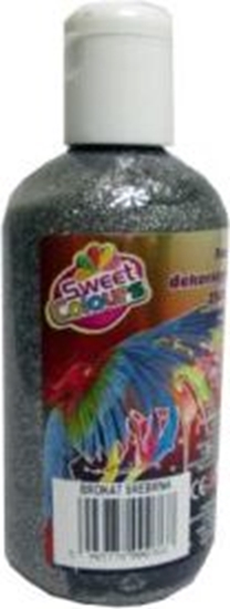 Picture of Otocki Farba dekoracyjna brokatowa 250 ml srebrna