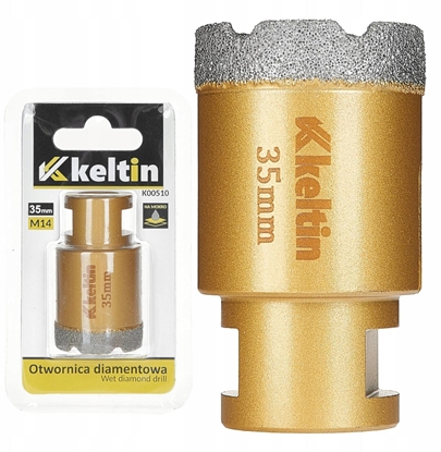 Attēls no Otwornica diamentowa do gresu 35mm M14 (100)