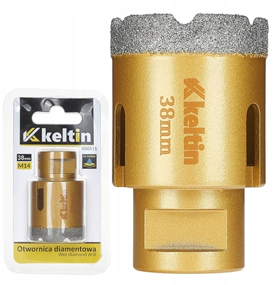 Attēls no Otwornica diamentowa do gresu 38mm M14 (100)