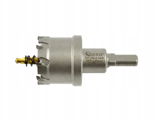 Picture of Otwornica widiowa - koronka do metalu 40mm z wiertem tytanowym (100)