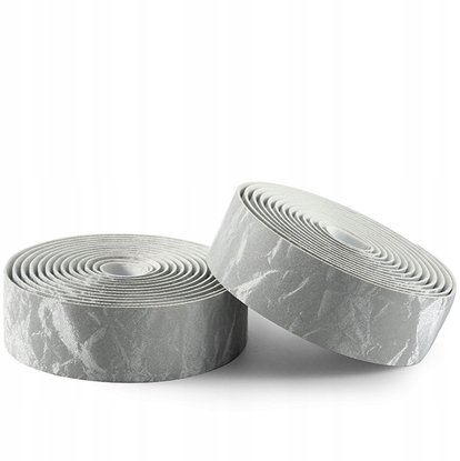 Picture of Owijka Rockbros na kierownic z PU wzór "Velour" - szara