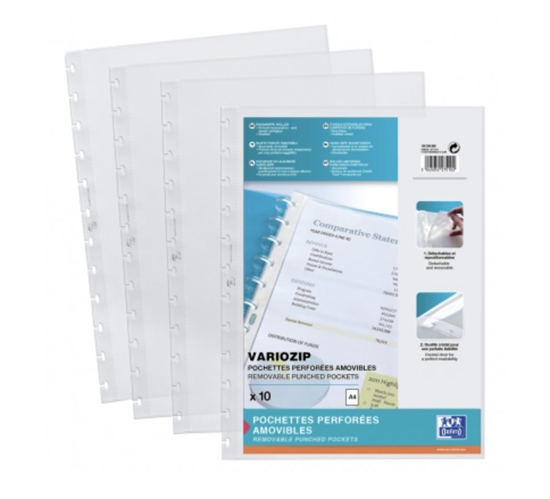 Изображение Oxford 100206869 plastikowa koszulka na dokumenty 210 x 297 mm (A4) Polipropylen (PP) 10 szt.