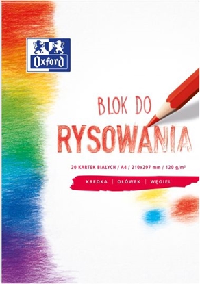 Изображение Oxford Blok rysunkowy A4 20k biay
