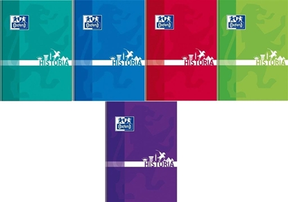 Изображение Oxford Brulion A5/80K kratka Historia (5szt) OXFORD