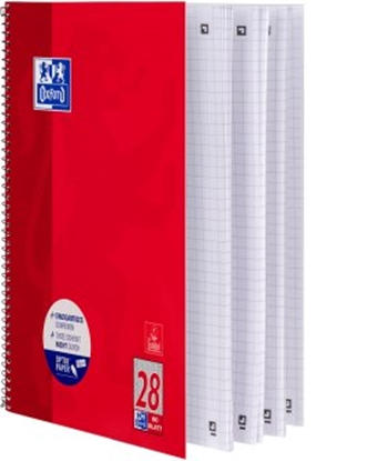 Изображение Oxford Collegeblock A4+220x295mm 80 Bl. Kariert Rand L+R