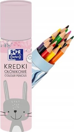 Picture of Oxford Kredki oówkowe w tubie wytrzymae Olo 12 kolorów
