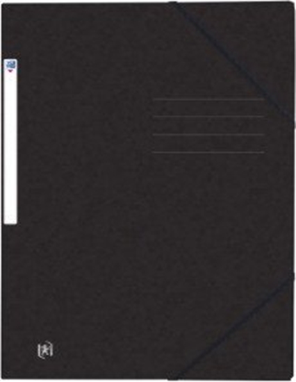 Изображение Oxford Oxford 400116306, Envelope folder, A4, Cardboard, Black, 200 sheets, 390 g/m²