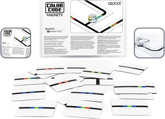Изображение Ozobot Ozobot Color Code Magnets, Speed Kit, 18 Tiles