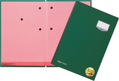 Picture of Pagna Ofertówka DE LUXE Stoffeinband 20 Fächer grün