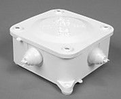 Attēls no PAKPLAST Puszka natynkowa P-3 IP41 z odganikiem 110 x 60mm biaa (P3ODGB)