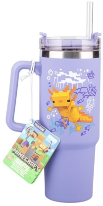 Attēls no PALADONE Minecraft Kubek ze somk - Axolotl (900 ml)