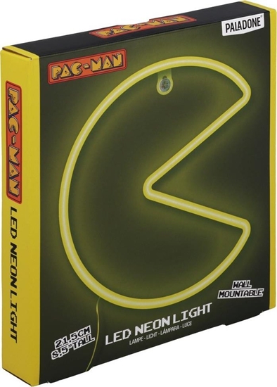 Picture of Paladone Paladone Pac Man Lampka neonowa LED cienna (Wall Mountable LED Neon Light)