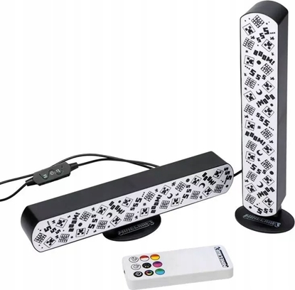 Picture of Paladone PALADONE Zestaw 2 lampek Minecraft z kontrolerem bezprzedowym