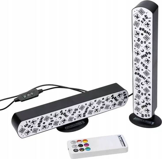 Picture of Paladone PALADONE Zestaw 2 lampek Minecraft z kontrolerem bezprzedowym