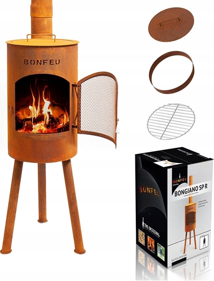 Picture of Palenisko ogrodowe Rojaplast BONFEU KOMINEK OGRODOWY BONGIANO SP RDZAWY