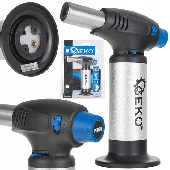 Picture of Palnik gazowy z piezo 360 stopni ze zbiornikiem (10/40)