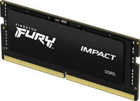 Изображение Pami do laptopa Kingston Fury Impact, SODIMM, DDR5, 16 GB, 4800 MHz, CL38 (KF548S38IBK2-16                )