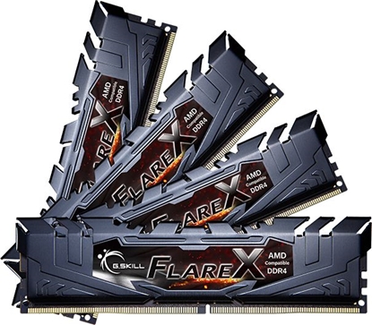 Изображение Pami G.Skill Flare X, DDR4, 64 GB, 3200MHz, CL16 (F4-3200C16Q-64GFX)