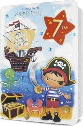 Picture of Pan Dragon Karnet B6 Urodziny (wymienne cyfry)