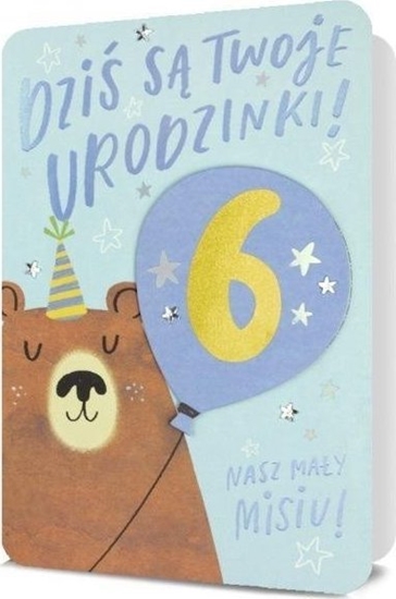 Picture of Pan Dragon Karnet B6 Urodziny (wymienne cyfry)