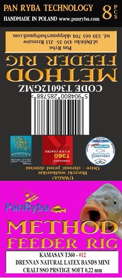 Picture of Pan Ryba Przypon Method Feeder rozmiar 12 / Gumka Pan Ryba