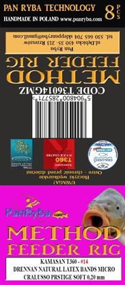 Attēls no Pan Ryba Przypon Method Feeder rozmiar 14 / Gumka Pan Ryba