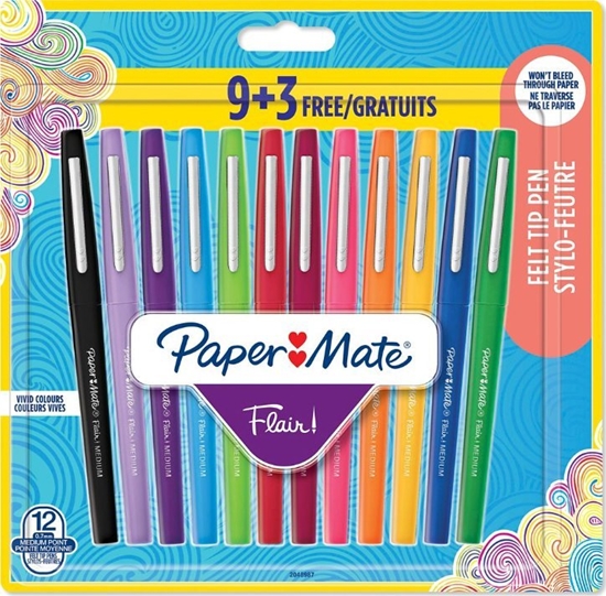 Picture of Paper Mate PAPER MATE Faserschreiber Flair 12er M 0.7 mm Blister