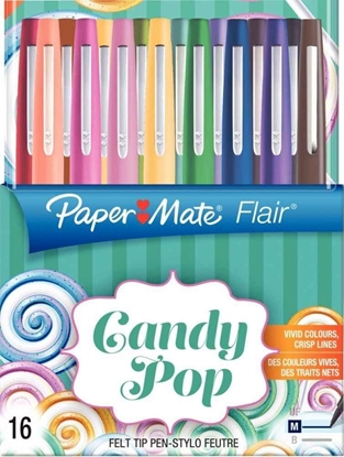 Изображение Paper Mate PAPER MATE Faserschreiber Flair CandyPop 16er Wallet