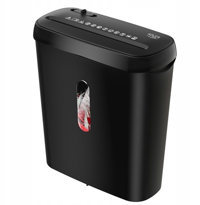 Изображение Paper Shredder | AD 1039 | Black | 8 L | 70 dB | Strip-cut