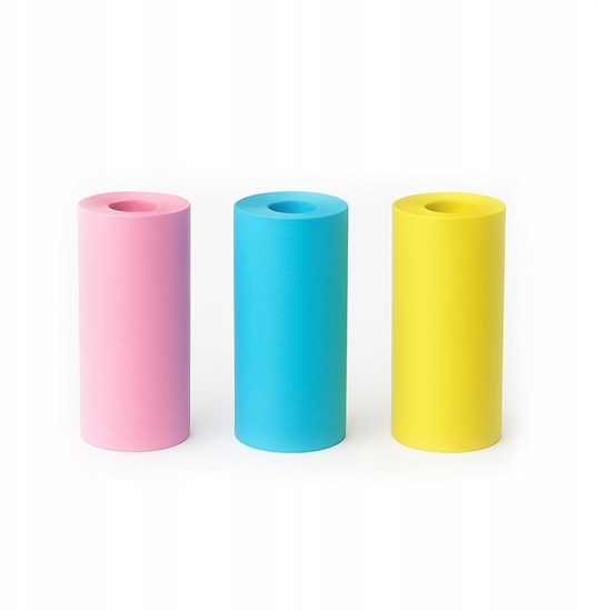 Picture of Papier Przylepny Naklejki Wkady Kolor 3x Rolka 3,5m Love Instant X6 / S1 / Phomemo T02 / M02x